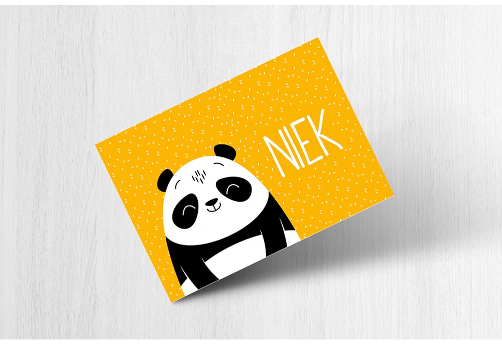 Lachende pandabeer